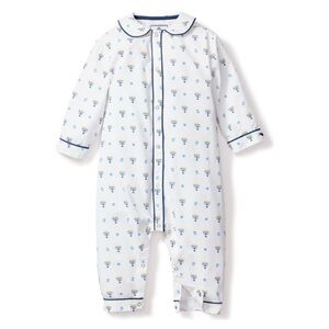 Petite Plume twill Cambridge romper Hanukkah